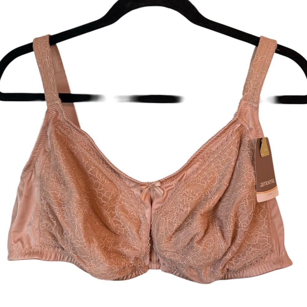 Amoena Ina SB Nude Wirefree Pocketed Bra, size 48B NWT